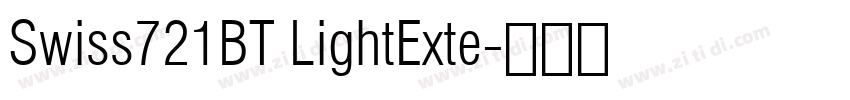 Swiss721BT LightExte字体转换